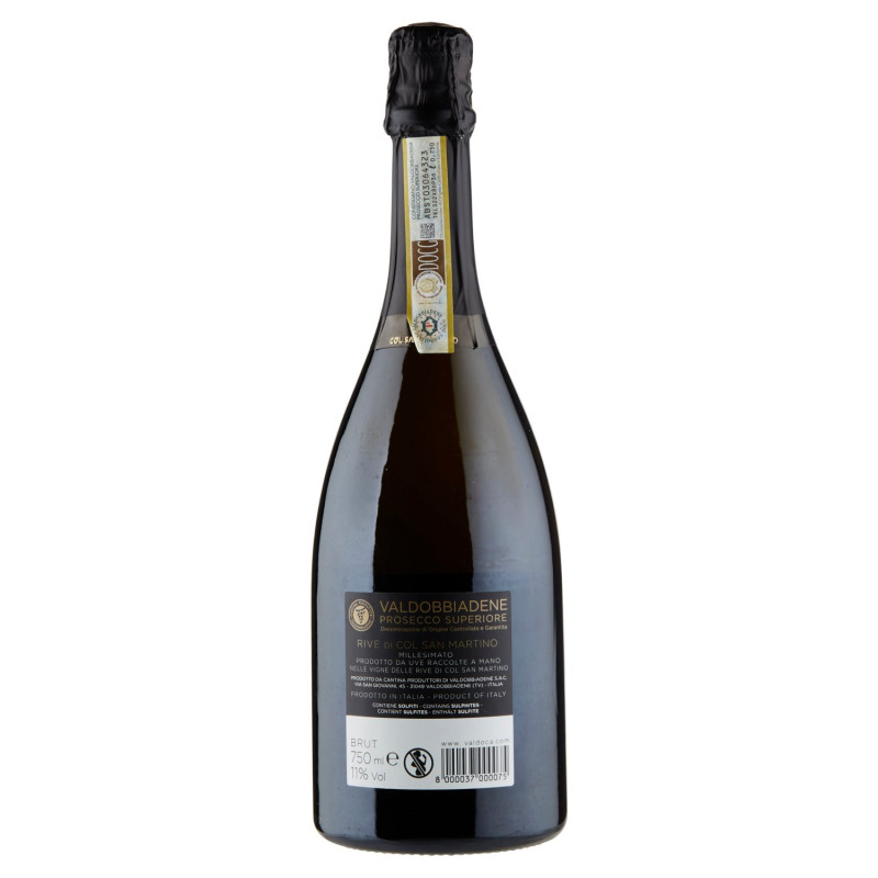 Cantina Produttori Valdobbiadene Rive di Col San Martino Prosecco Superiore DOCG 750 ml