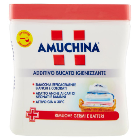 AMUCHINA ADDITIVO BUCATO IGIENIZZANTE IN POLVERE CON MISURINO 500 G