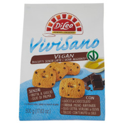 DI LEO VIVISANO RECIPE WITHOUT DAIRY AND EGGS WITH CHOCOLATE CHIPS 500 G