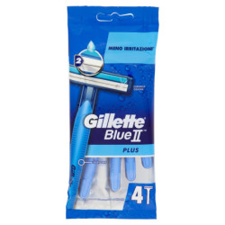 RASOIR JETABLE POUR HOMMES GILLETTE BLUE II PLUS - 4 RASOIRS