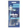 RASOIR JETABLE POUR HOMMES GILLETTE BLUE II PLUS - 4 RASOIRS