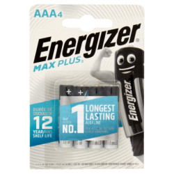 Energizer Max Plus AAA Mini Stilo 4 pz