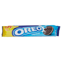 Oreo Original, biscotti al cacao magro ripieni di crema al gusto vaniglia - 154 g