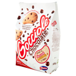 PAVESI GOCCIOLE CHOCOLATE BISCUITS WITH CHOCOLATE CHIPS 500G