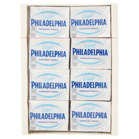 PHILADELPHIA LIGHT FORMAGGIO FRESCO SPALMABILE - 8 X 80 G