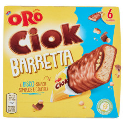 BARRAS DE CHOCOLATE CON LECHE ORO CIOK - 6 X 27 G