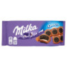 MILKA OREO SANDWICH, Riegel aus 100 % Alpenmilchschokolade mit Oreo-Keksen – 92 g