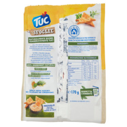 TUC PASTRY, CRACKERS WITH EXTRA VIRGIN OLIVE OIL & AROMATIC HERBS - 170 G