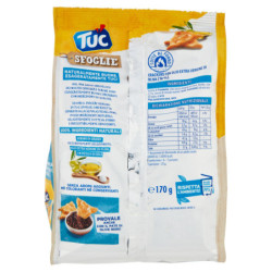 Tuc Sfoglie, crackers con Olio Extra Vergine di Oliva & Un Pizzico di Sale - 170 g