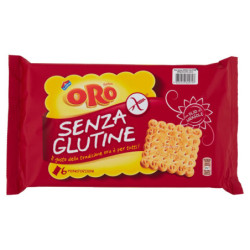 ORO SAIWA DRY BISCUITS GLUTEN FREE - 6 X 33.33 G