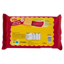 ORO SAIWA DRY BISCUITS GLUTEN FREE - 6 X 33.33 G