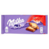 Milka Oro Sandwich, tavoletta di cioccolato al latte 100% Alpino con biscotto Oro Saiwa - 87g