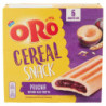 ORO SNACK CEREAL CIRUELA, BARRA BLANDA CON RELLENO DE CIRUELA - 162G