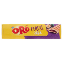 ORO SNACK CEREAL CIRUELA, BARRA BLANDA CON RELLENO DE CIRUELA - 162G