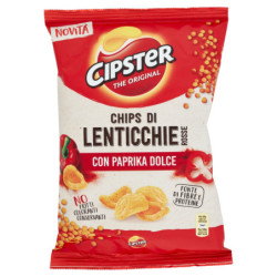 Cipster The Original Chips di Lenticchie Rosse alla Paprika - 80g