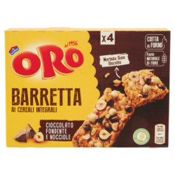 Oro Saiwa Vitasnella Barrette ai cereali integrali con cioccolato fondente e nocciole - 4 x 40 g