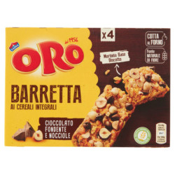 Oro Saiwa Vitasnella Barrette ai cereali integrali con cioccolato fondente e nocciole - 4 x 40 g