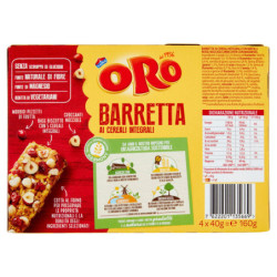 Oro Saiwa Vitasnella Barrette ai cereali integrali Mirtilli Rossi e Nocciole - 4 x 40 g