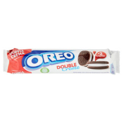 OREO DOUBLE CREME, BISCUITS WITH DOUBLE VANILLA CREAM - 157G