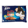 FELIX DOBLEMENTE DELICIOUS DELICIOSAS SELECCIONES EN JALEA (CARNE/AVES DE CORRAL Y PAVO/HÍGADO) 4 X 85 G