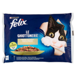 SELECCIONES FELIX LE GIGOTTONERIE CON JALEA DE VERDURAS (SALMÓN/CALABACÍN Y TRUCHA/FRIJOLES) 4 X 85G