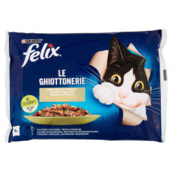 SELECCIONES FELIX LE GIGOTTONERIE CON JALEA DE VERDURAS (SALMÓN/CALABACÍN Y TRUCHA/FRIJOLES) 4 X 85G