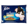 FELIX LE GHIOTTONERIE SELEZIONI CON VERDURE IN GELATINA (SALMONE/ZUCCHINE & TROTA/FAGIOLINI) 4 X 85G