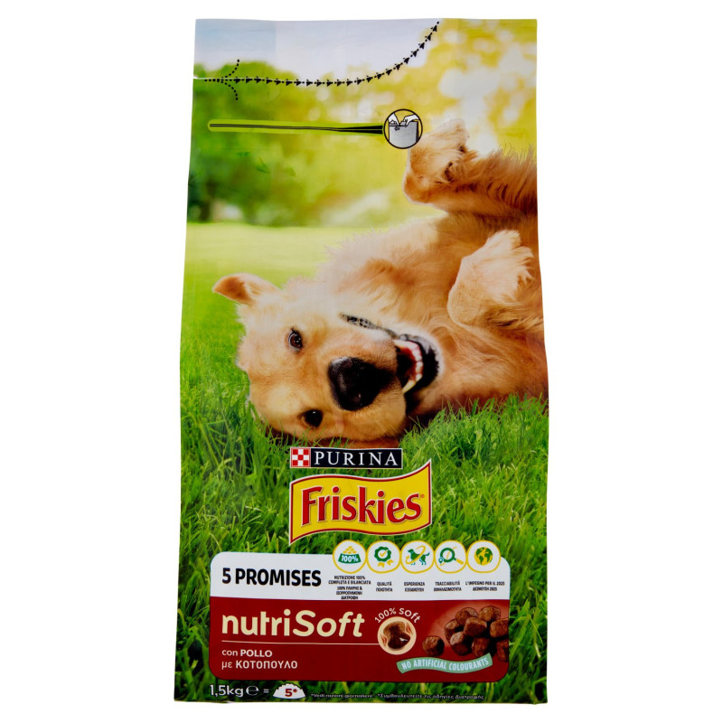 PURINA FRISKIES NUTRISOFT HUND MIT HUHN 1,5 KG