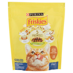 PURINA STERILISIERTE KATZENFRISKIES MIT EINER LECKEREN MISCHUNG AUS HÜHNCHEN, TRUTHAHN UND GEMÜSE 375 G