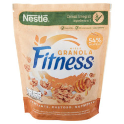 FITNESS-GRANOLA HONIG KNUSPRIGES GETREIDE MIT VOLLHAFER UND HONIG 300G