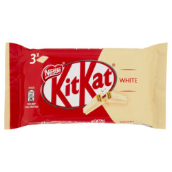 NESTLÉ KITKAT WHITE WAFER COVERED WITH WHITE CHOCOLATE 3 SNACKS OF 41.5 G