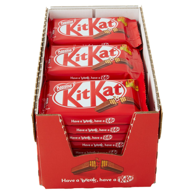 NESTLÉ KitKat Original Wafer croccante ricoperto da Cioccolato al latte 24 snack da 41,5g