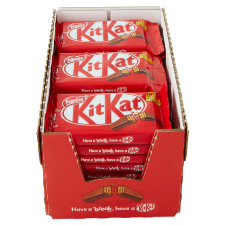 NESTLÉ KITKAT ORIGINAL KNUSPRIGE WAFER MIT MILCHSCHOKOLADE ÜBERZOGEN 24 SNACKS à 41,5 g