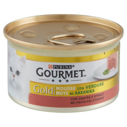 PURINA GOURMET GOLD MOUSSE MIT ENTE UND SPINAT 85 G