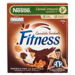 FITNESS DUNKLE SCHOKOLADEN-CEREALS MIT VOLLWEIZEN UND HAFER UND SCHOKOLADENFLOCKEN 325G