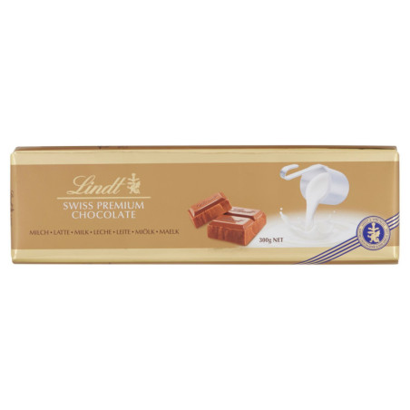 LINDT GOLD BARRA DE CHOCOLATE CON LECHE TAMAÑO MAXI 300 G