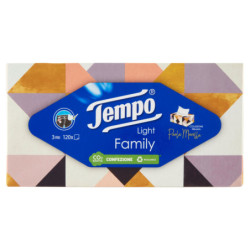 TEMPO FAMILY BOX LIGHT FAZZOLETTI 3 VELI 120 PZ