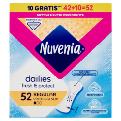 NUVENIA DAILIES REGULAR PROTEGGI SLIP 52 PZ