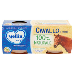 MELLIN OMOGENEIZZATO CAVALLO E PATATE 2 X 80 G