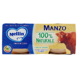 MELLIN OMOGENEIZZATO MANZO 2 X 80 G