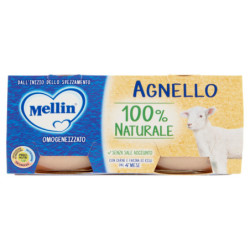 MELLIN OMOGENEIZZATO AGNELLO 2 PEZZI X 80 G