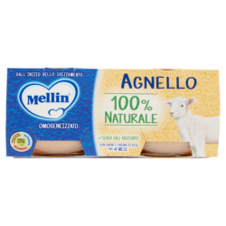 MELLIN 100 % NATÜRLICHES HOMOGENISIERTES LAMM 2 X 80 G