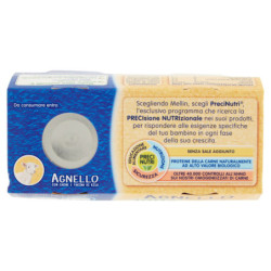 Mellin Agnello 100% Naturale Omogeneizzato 2 x 80 g