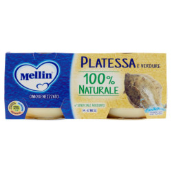 MELLIN OMOGENEIZZATO PLATESSA 2X80 G