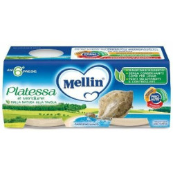 MELLIN OMOGENEIZZATO PLATESSA 2X80 G