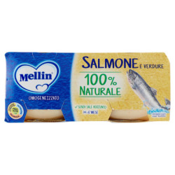 MELLIN OMOGENEIZZATO SALMONE 2 X 80 G