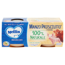 MELLIN OMOGENEIZZATO MANZO PROSCIUTTO CON VERDURE