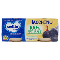 MELLIN 100 % natürlicher, homogenisierter Truthahn, 2 x 80 g