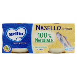 MELLIN OMOGENEIZZATO NASELLO 2 X 80 G