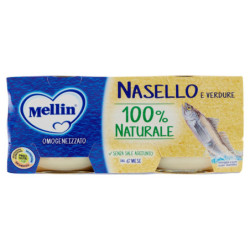 MELLIN OMOGENEIZZATO NASELLO 2 X 80 G